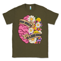Army Green your anxiety is a lying bitch Classic Tee - MaliasSmallBusiness