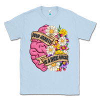 Dusty Blue your anxiety is a lying bitch Classic Tee - MaliasSmallBusiness