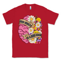 Red your anxiety is a lying bitch Classic Tee - MaliasSmallBusiness