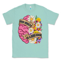 Seafoam your anxiety is a lying bitch Classic Tee - MaliasSmallBusiness