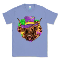 Colony Blue highland cow mardi gras Classic Tee - JahusDesignShop