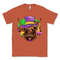Copper highland cow mardi gras Classic Tee - JahusDesignShop