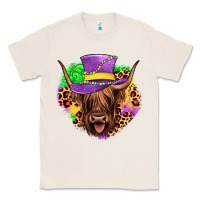 Natural highland cow mardi gras Classic Tee - JahusDesignShop