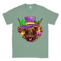 Sage highland cow mardi gras Classic Tee - JahusDesignShop