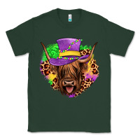 Sports Green highland cow mardi gras Classic Tee - JahusDesignShop