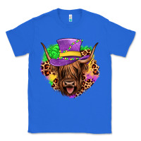 True Royal highland cow mardi gras Classic Tee - JahusDesignShop