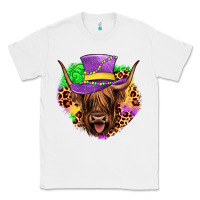 White highland cow mardi gras Classic Tee - JahusDesignShop
