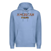 Colony Blue American mom Premium Hoodie - JahusDesignShop