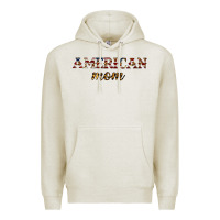 Oatmeal Heather American mom Premium Hoodie - JahusDesignShop