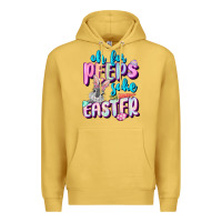 Antique Gold Oh for peeps sake Easter Day Premium Hoodie - CowGirlArtShop