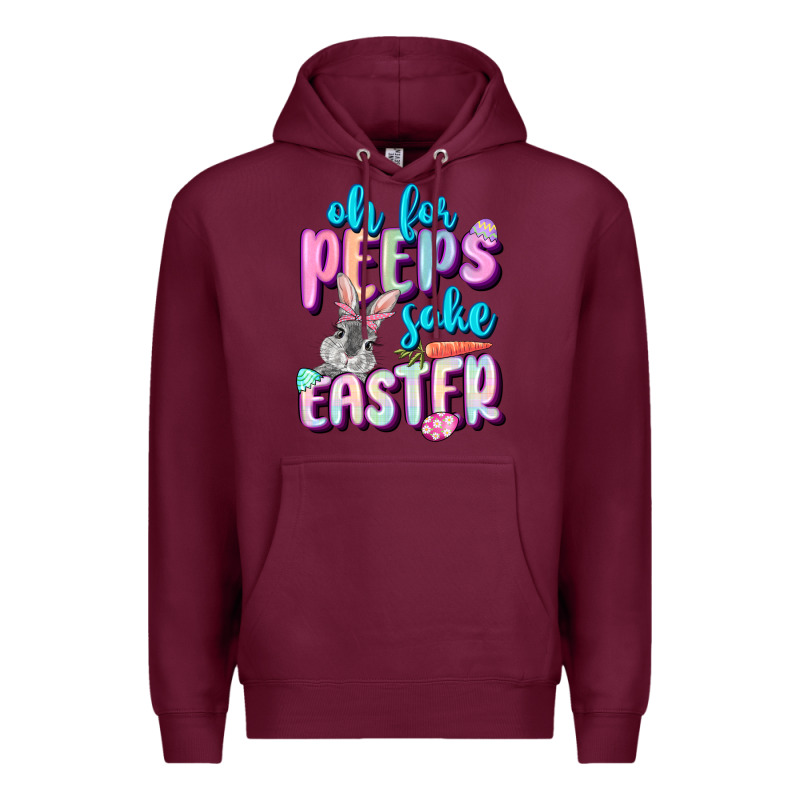 Oh For Peeps Sake Easter Day Premium Hoodie by CowGirlArtShop | Teevron