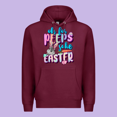 Oh For Peeps Sake Easter Day Premium Hoodie Designed By Cowgirlartshop