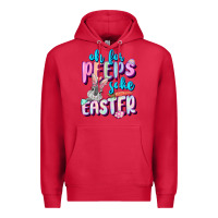 Cardinal Oh for peeps sake Easter Day Premium Hoodie - CowGirlArtShop