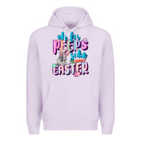 Lilac Oh for peeps sake Easter Day Premium Hoodie - CowGirlArtShop