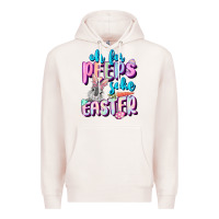 Pale Pink Oh for peeps sake Easter Day Premium Hoodie - CowGirlArtShop