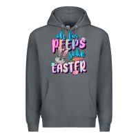 Rock Oh for peeps sake Easter Day Premium Hoodie - CowGirlArtShop