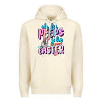 Sandshell Oh for peeps sake Easter Day Premium Hoodie - CowGirlArtShop