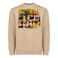 Mushroom American Softball Dad Heavyweight Sweatshirt - Bettercallsaul