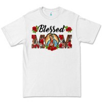 White blessed mom lady of guadalupe Premium Tee - BarkalooDesign