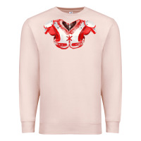 Pale Pink practice jersey fa element Premium Sweatshirt - FaDigitalArtStudio