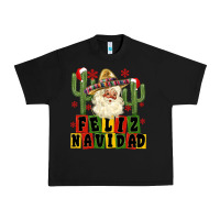 Black feliz navidad mexican santa Urban Heavy Tee - MaliasSmallBusiness
