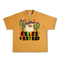 Peanut Butter feliz navidad mexican santa Urban Heavy Tee - MaliasSmallBusiness