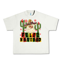 Pistachio feliz navidad mexican santa Urban Heavy Tee - MaliasSmallBusiness