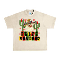 Sandshell feliz navidad mexican santa Urban Heavy Tee - MaliasSmallBusiness