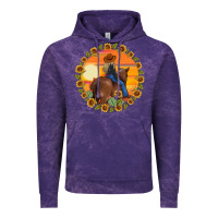 Cloud Purple cowgirl sunflower Vintage Hoodie - MaliasSmallBusiness