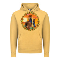 Vintage Mustard cowgirl sunflower Vintage Hoodie - MaliasSmallBusiness
