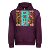 Mauve Wine Western Mama Pink Roses Mother's Day Urban Hoodie - LillyAllenDesigns