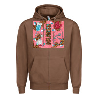 Chestnut pink glitter nurse Zipper Hoodie - TumblerDesignByShophia