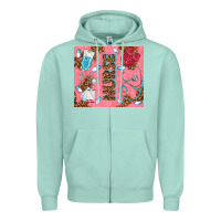 Seafoam pink glitter nurse Zipper Hoodie - TumblerDesignByShophia