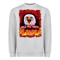Heather Grey Eagle Fang Karate Heavyweight Sweatshirt - Bettercallsaul