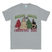 Heather Grey rocking around the christmas tree Classic Tee - MaliasSmallBusiness