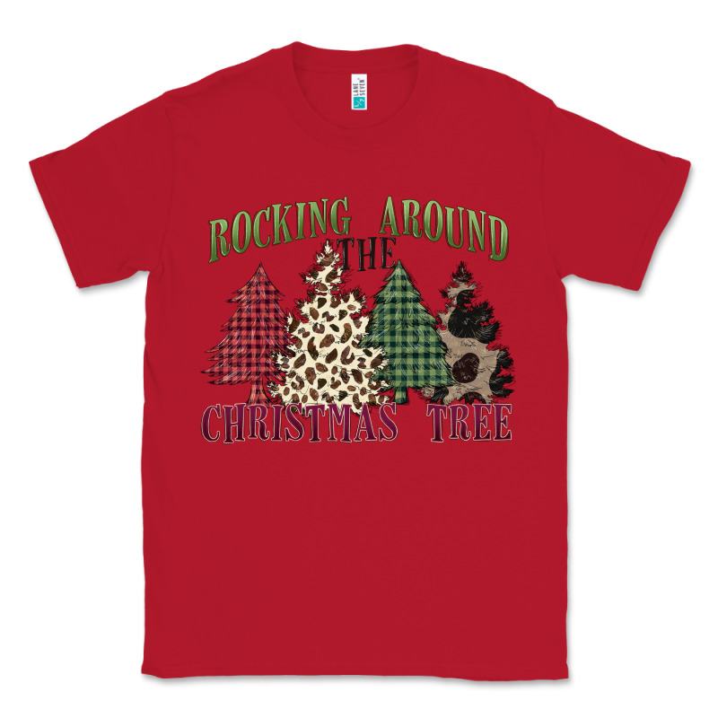 Rocking Around The Christmas Tree Classic Tee by MaliasSmallBusiness | Teevron