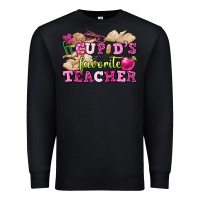 Black cupid's favorite teacher Premium Sweatshirt - OliviaCreatesArt