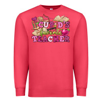 Cardinal cupid's favorite teacher Premium Sweatshirt - OliviaCreatesArt