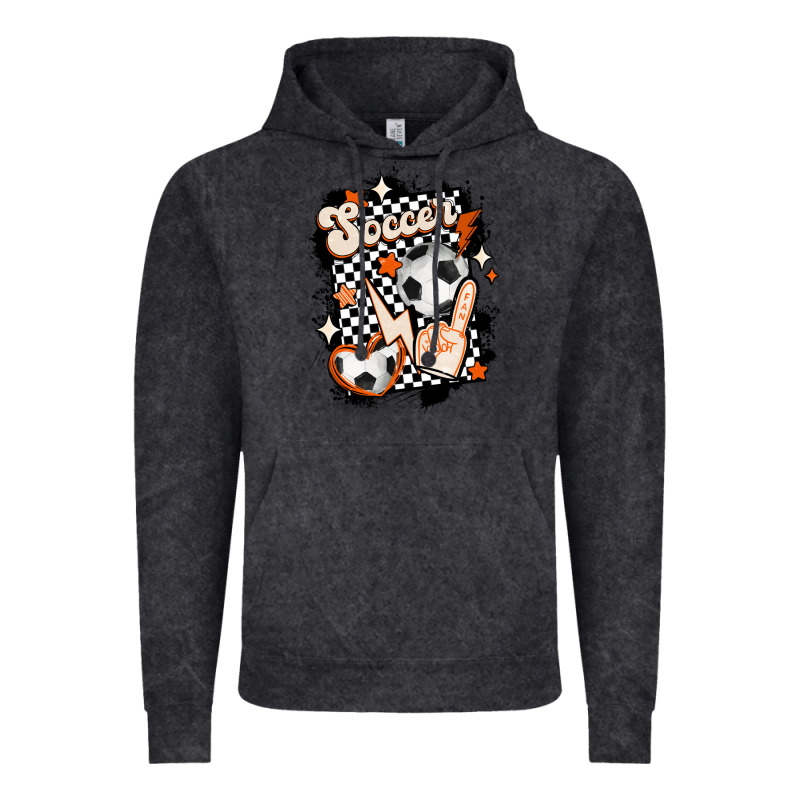 Vintage Soccer Vintage Hoodie by MaliasSmallBusiness | Teevron
