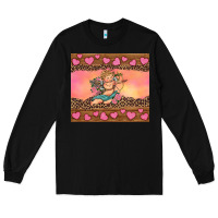 Black cupid valentine's day Long Sleeve Tee - RanaPortraitStore