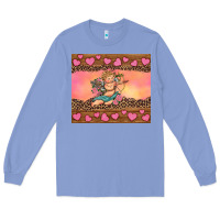 Colony Blue cupid valentine's day Long Sleeve Tee - RanaPortraitStore