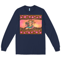 Navy cupid valentine's day Long Sleeve Tee - RanaPortraitStore