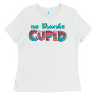 No Thanks Cupid Ladies Tee | Teevron
