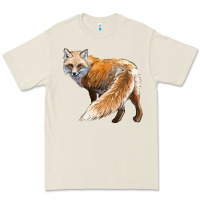 Bone Red Fox Premium Tee - LillyAllenDesigns