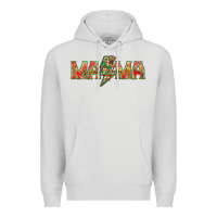 Dove Grey Mama christmas lightning bolt mother's day Premium Hoodie - HowdyJamesFarm