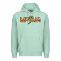 Seafoam Mama christmas lightning bolt mother's day Premium Hoodie - HowdyJamesFarm