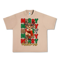 Burro merry christmas reindeer Urban Heavy Tee - MaliasSmallBusiness