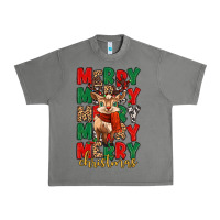 Tornado merry christmas reindeer Urban Heavy Tee - MaliasSmallBusiness
