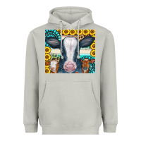 Moon Dust Cows Gemstone Sunflowers Tumbler Heavyweight Hoodie - CowCowDesign