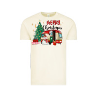 Vintage Arctic merry christmas camper Vintage Tee - MaliasSmallBusiness
